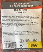 Pavé au poivre 7 tranches