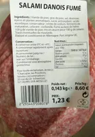 Salami danois fumé