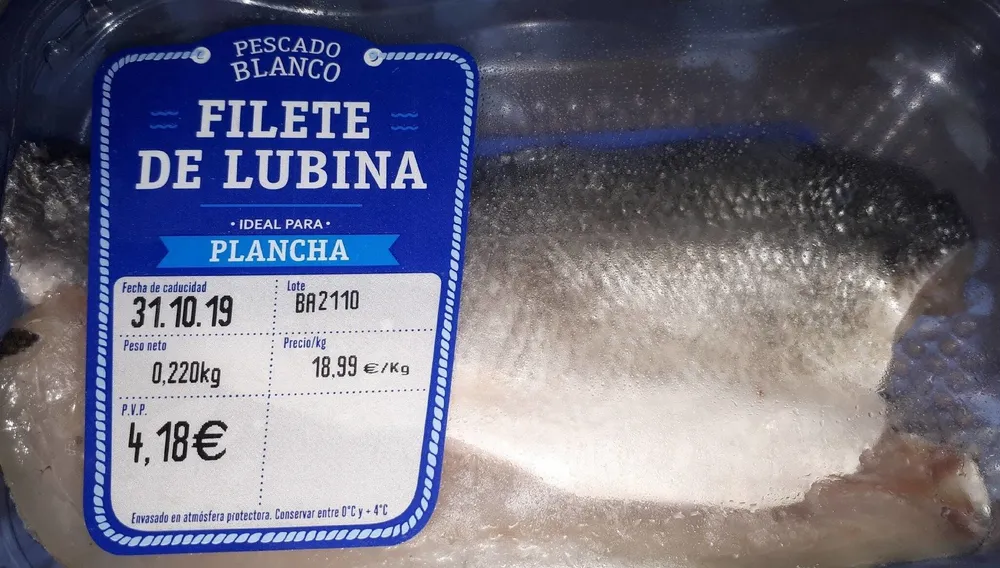 Filete de lubina