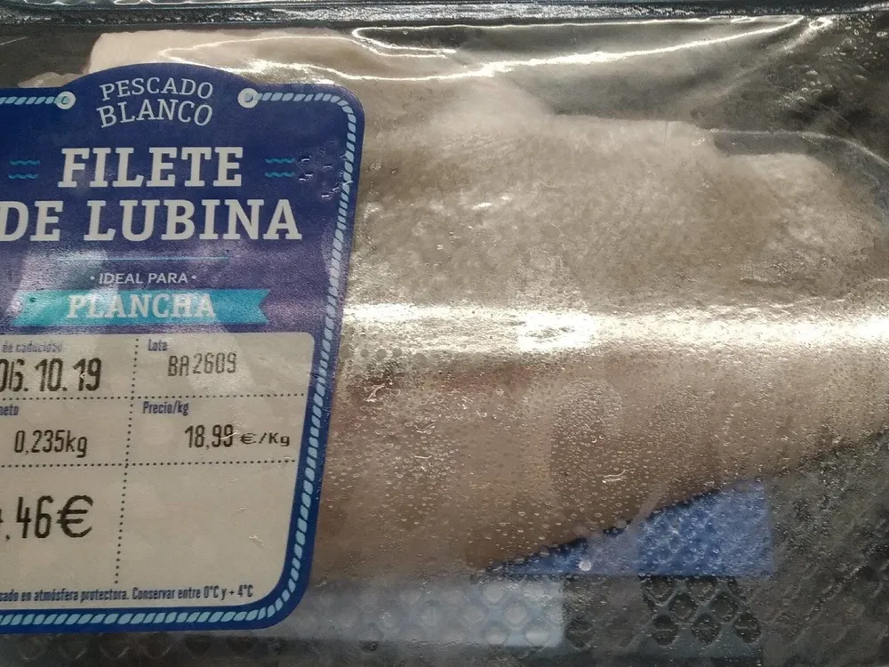 Filete de lubina