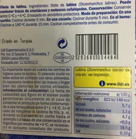 Filete de lubina