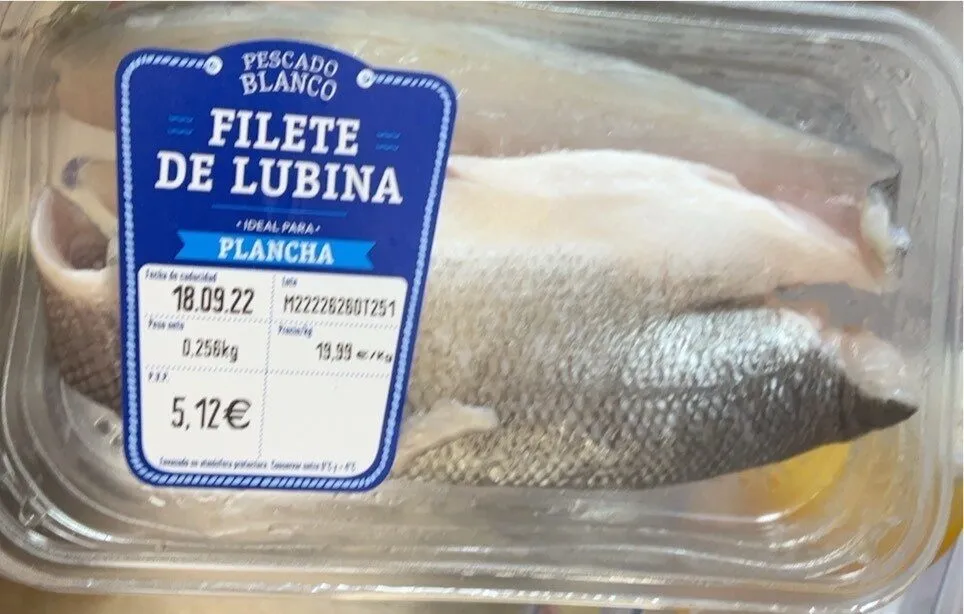 Filete de lubina