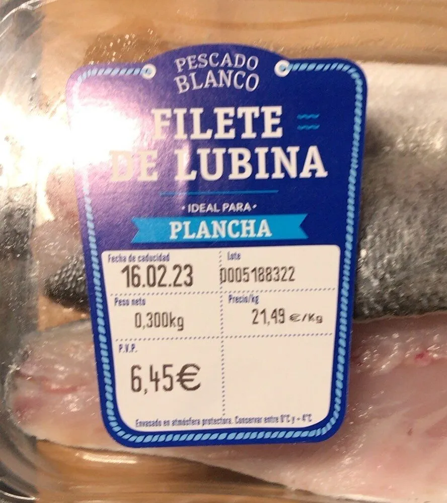 Filete de lubina