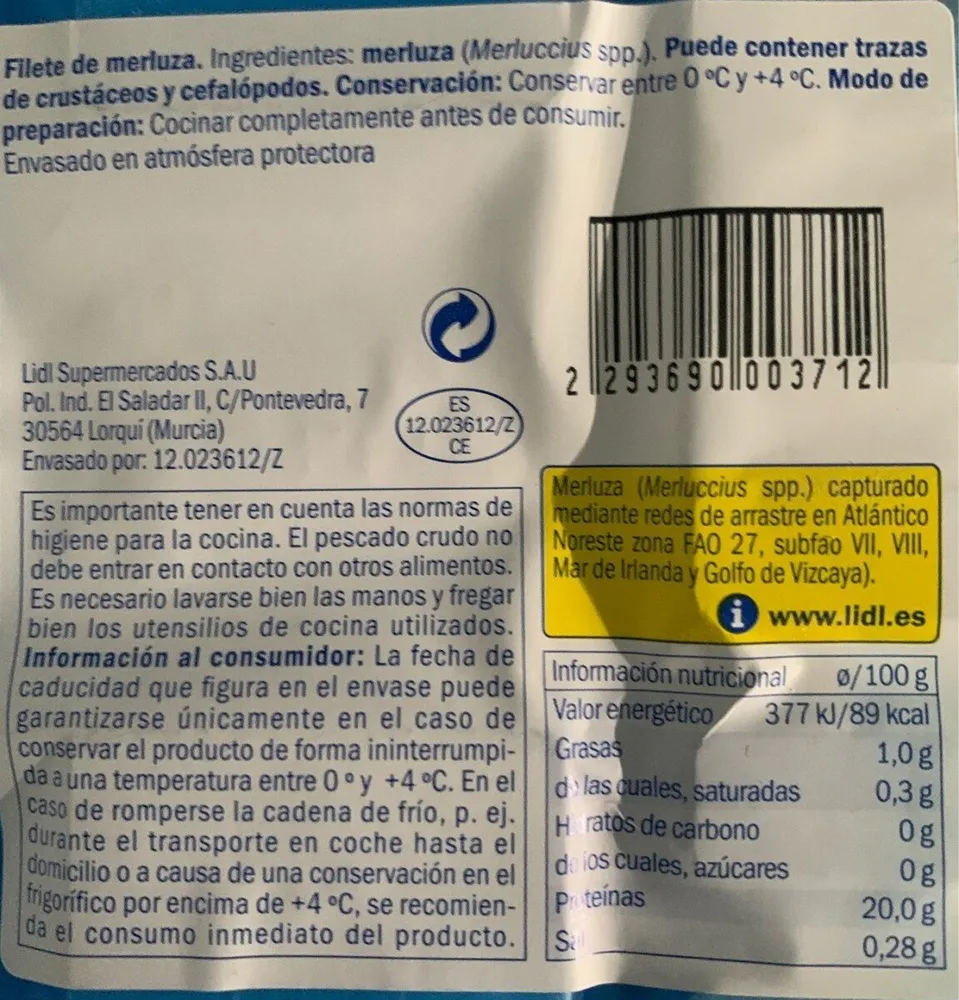 Filetes de merluza
