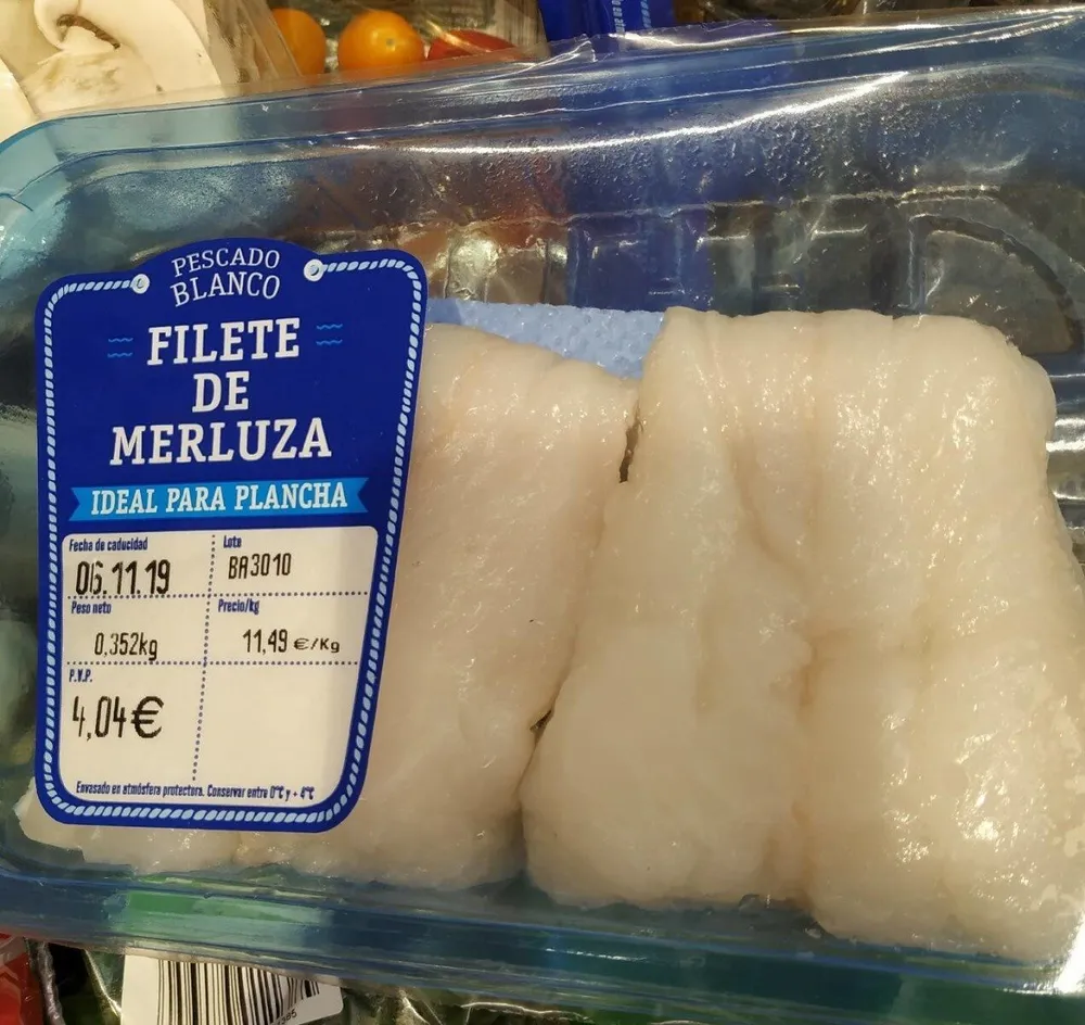 Merluza filete plancha