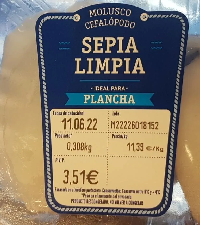 Sepia limpia