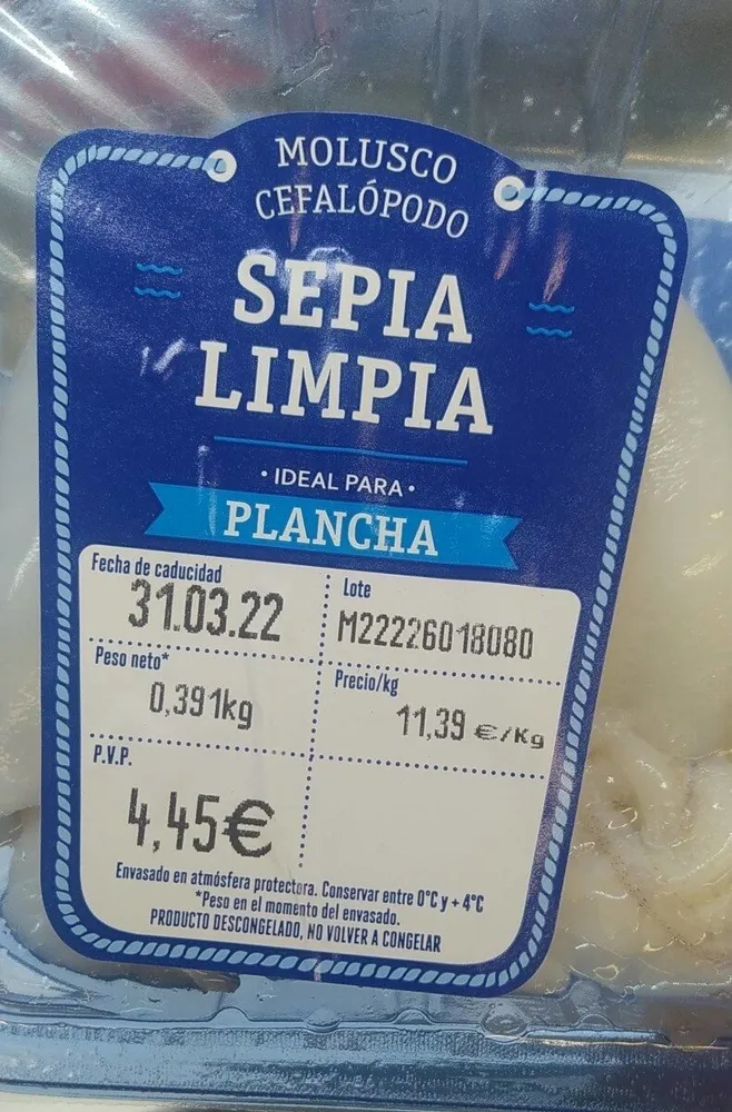 Sepia limpia