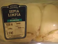 Sepia limpia ideal para plancha