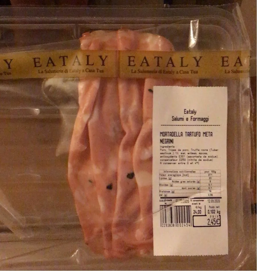Mortadella tartufo meta negrini