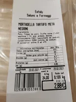 Mortadella tartufo méta negrini