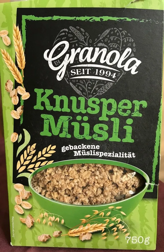 Granola Knusper Müsli