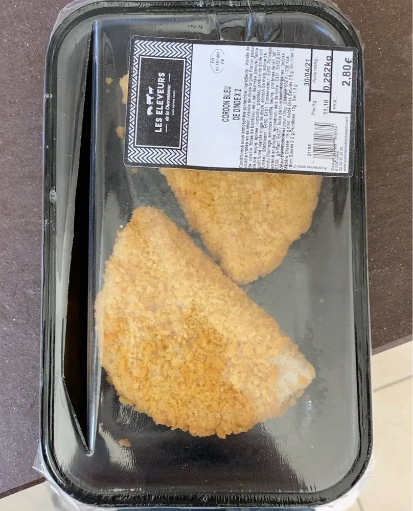 Cordon bleu de dinde