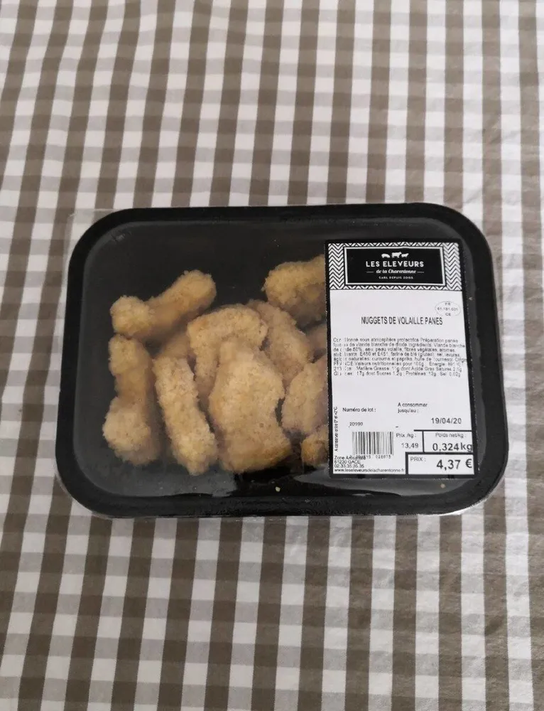 Nuggets de volaille panés