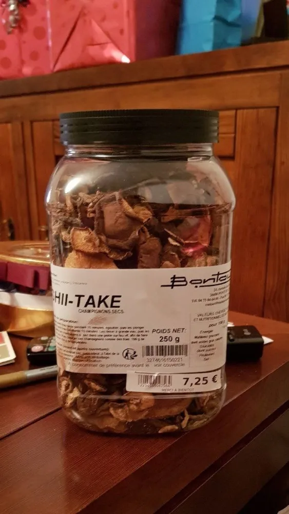 Shi-take champignons secs