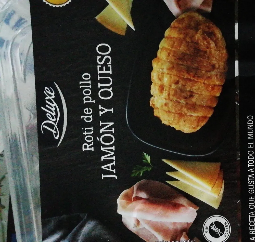 Roti de pollo jamón y queso