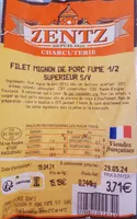 Filet Mignon de Proc Fumé 1/2 supérieur S/V