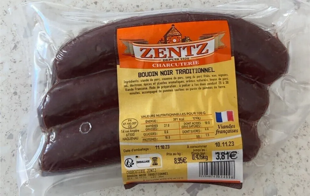 Boudin noir traditionnel