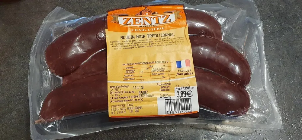 Boudin noir traditionnel