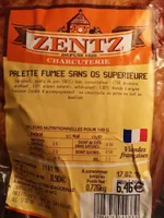 Palette fumée sans os supérieure