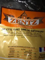 Palette fumée sans os superieure
