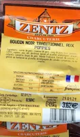 Boudin noir traditionel aux pommes