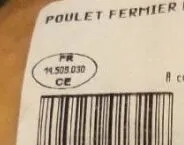 Poulet fermier jaune