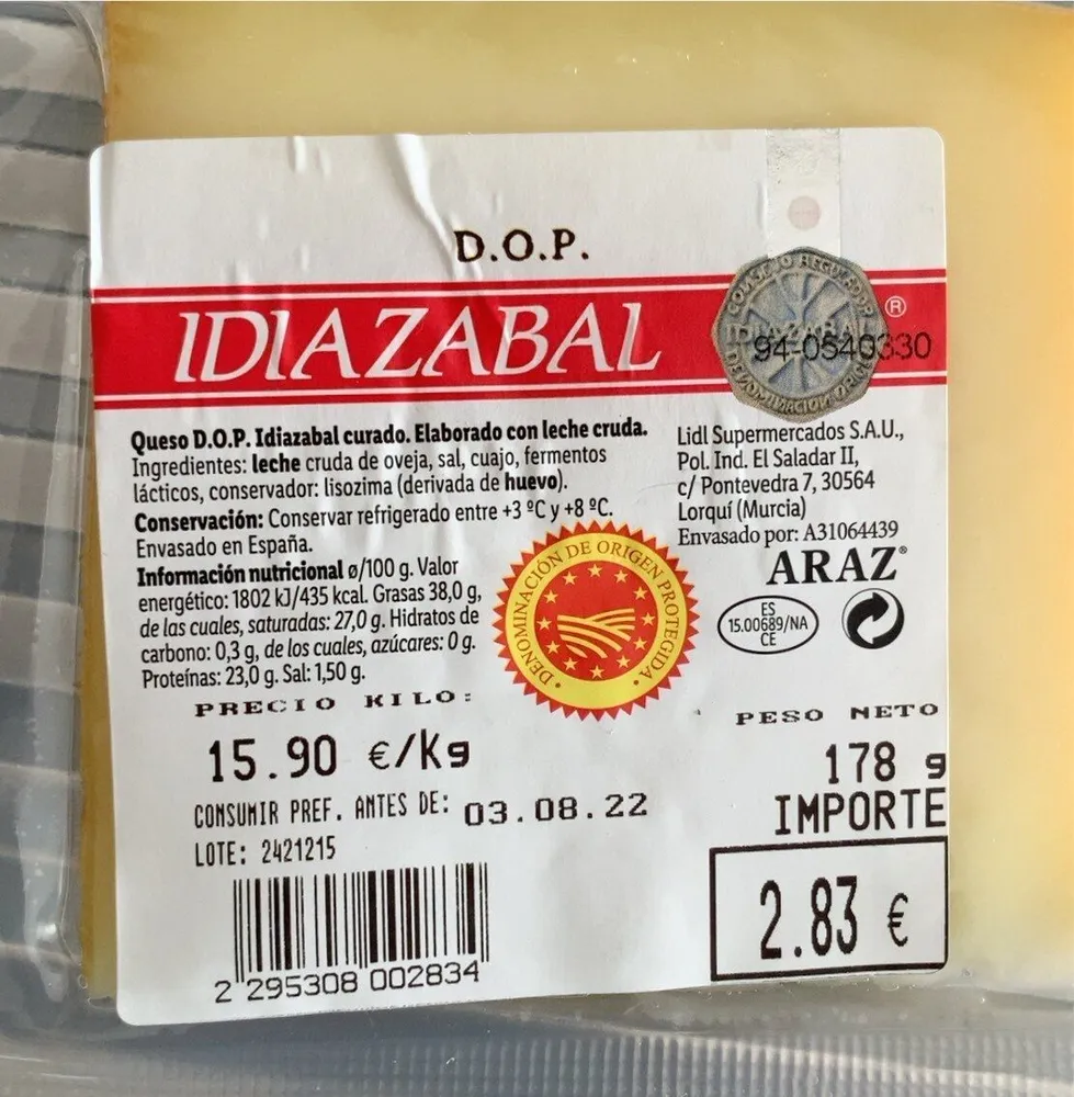 Queso idiazabal