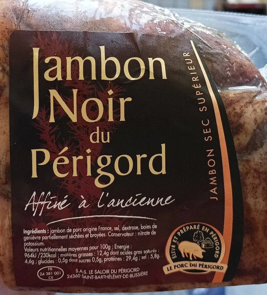 Jambon noir du Périgord