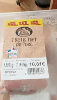 2 Rôtis filet de porc