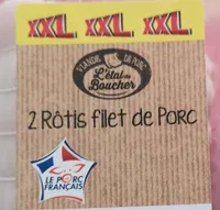 Roti filet de porc