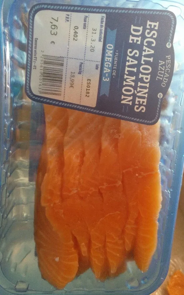 Escalopines de salmón