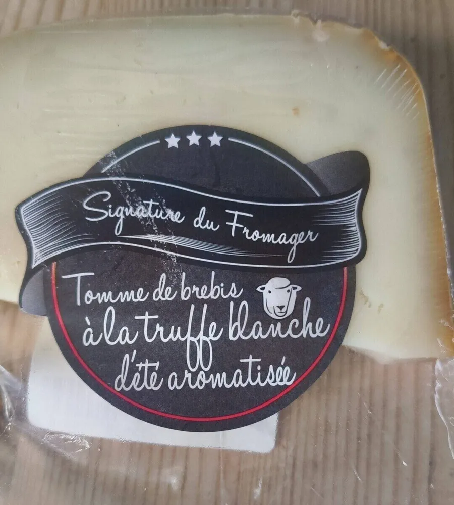 Tomme de brebis à la truffe blanche d'été aromatisé