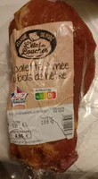 Demie palette avec os fumée au bois de hêtre