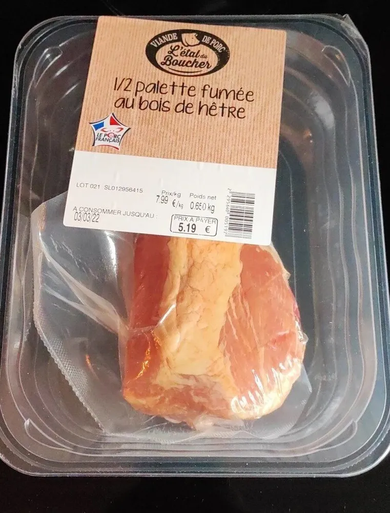 Palette fumée