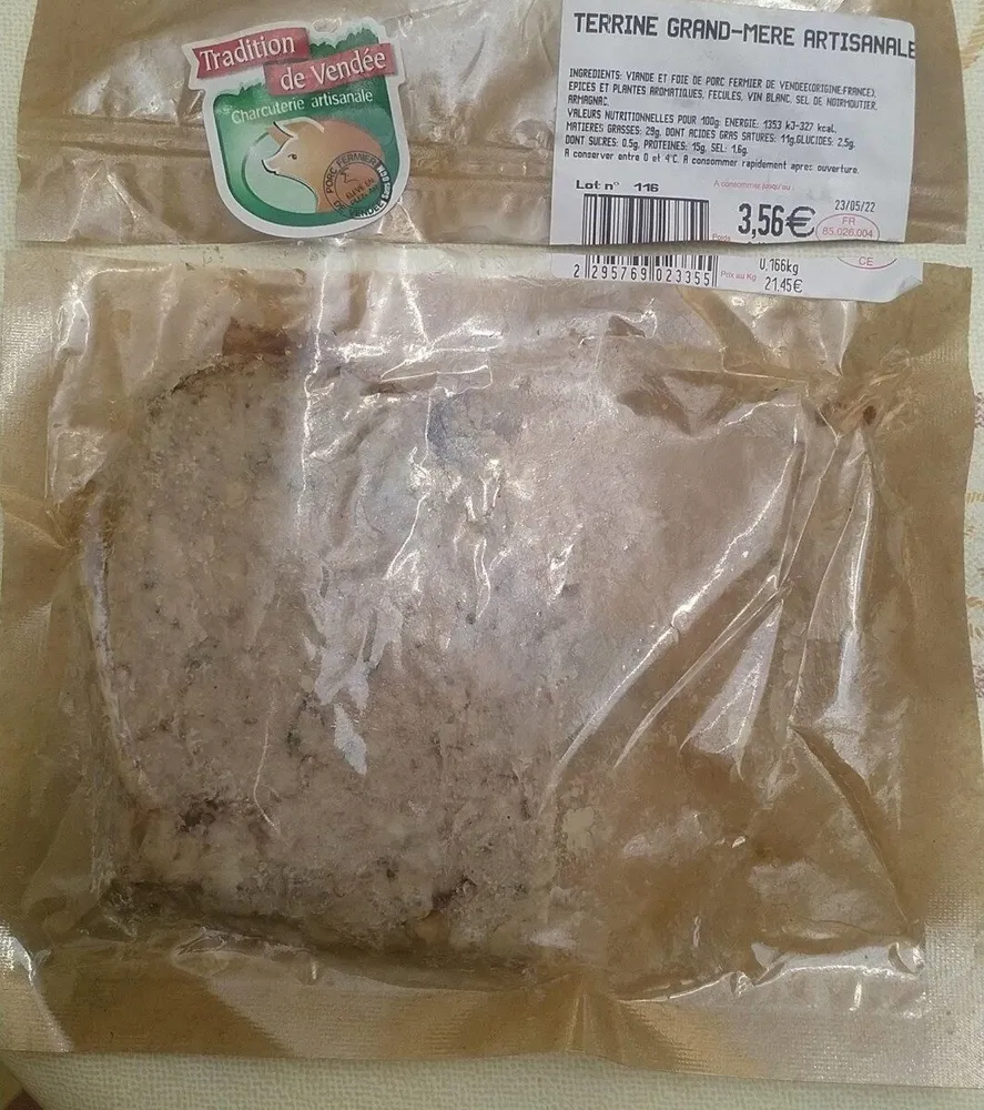 Terrine Grand-Mere artisanale