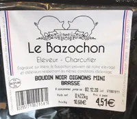 Boudin noir oignons mini-brasse