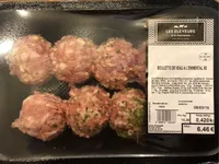 Boulettes de veau à l'emmental