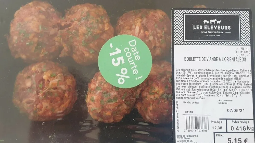 Boulette viande à l'orientale