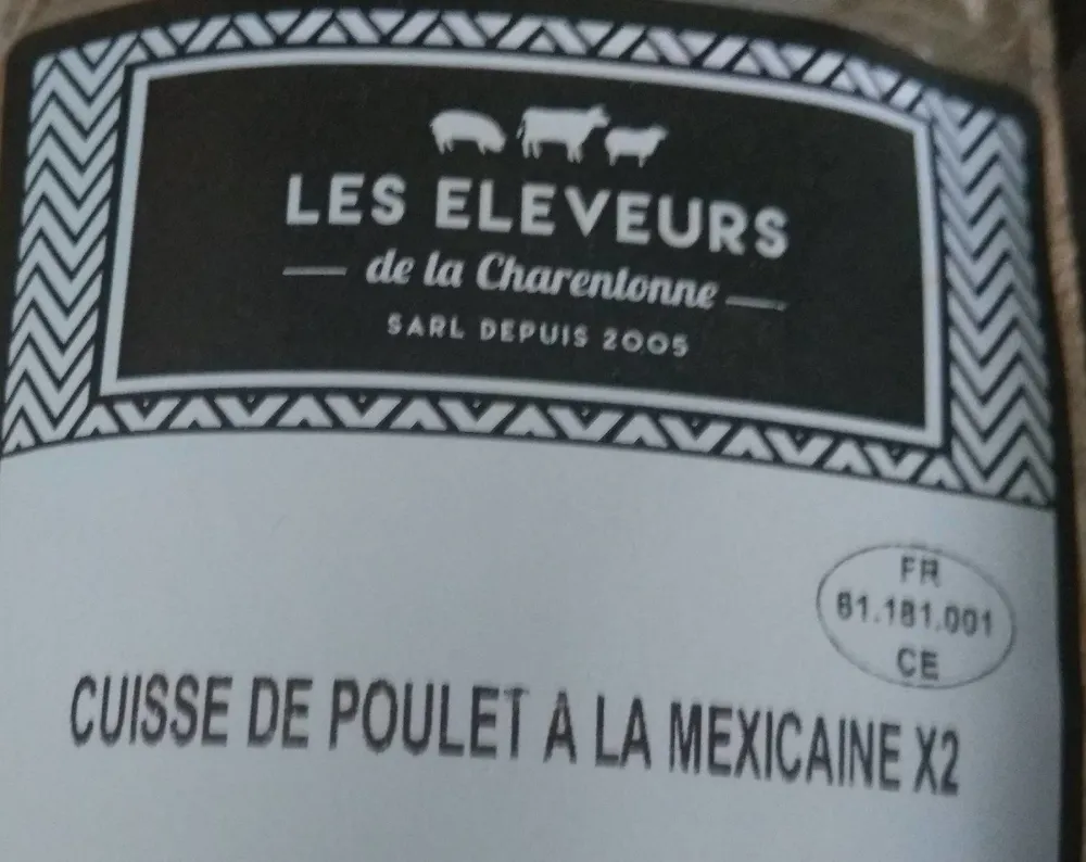 Cuisse de poulet à la mexicaine X2