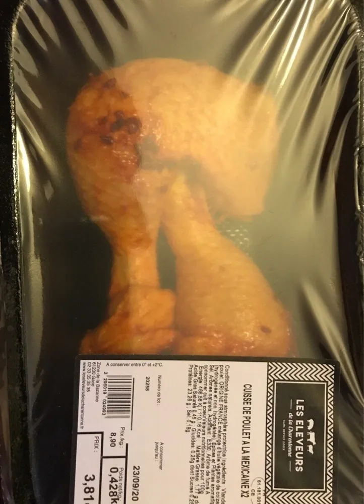 Cuisse de poulet a la mexicaine