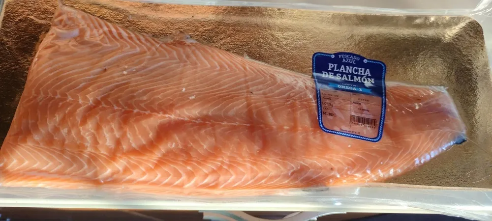 Plancha de salmón