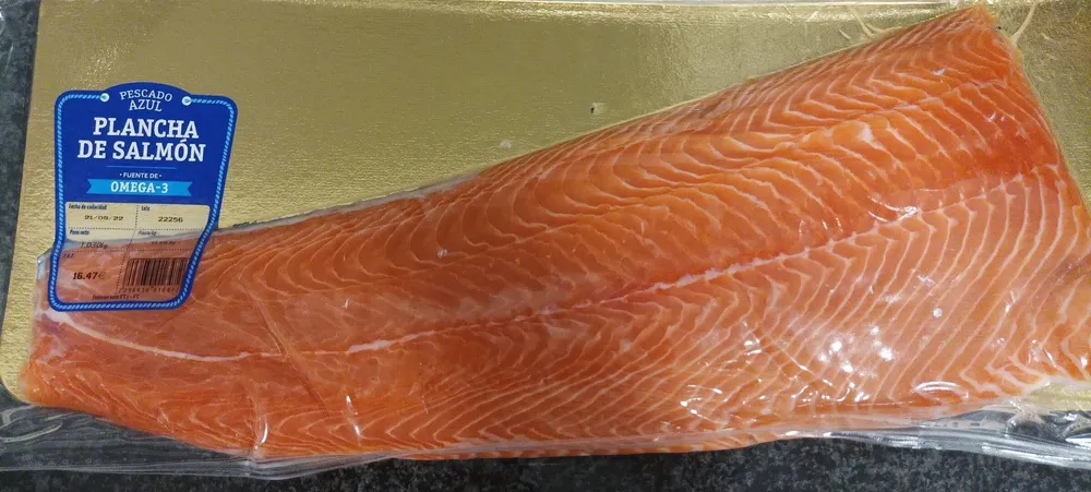 Plancha de salmón