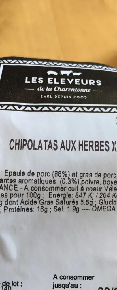 Chipolatas aux herbes