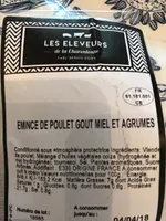 Emince de poulet gout miel et agrumes