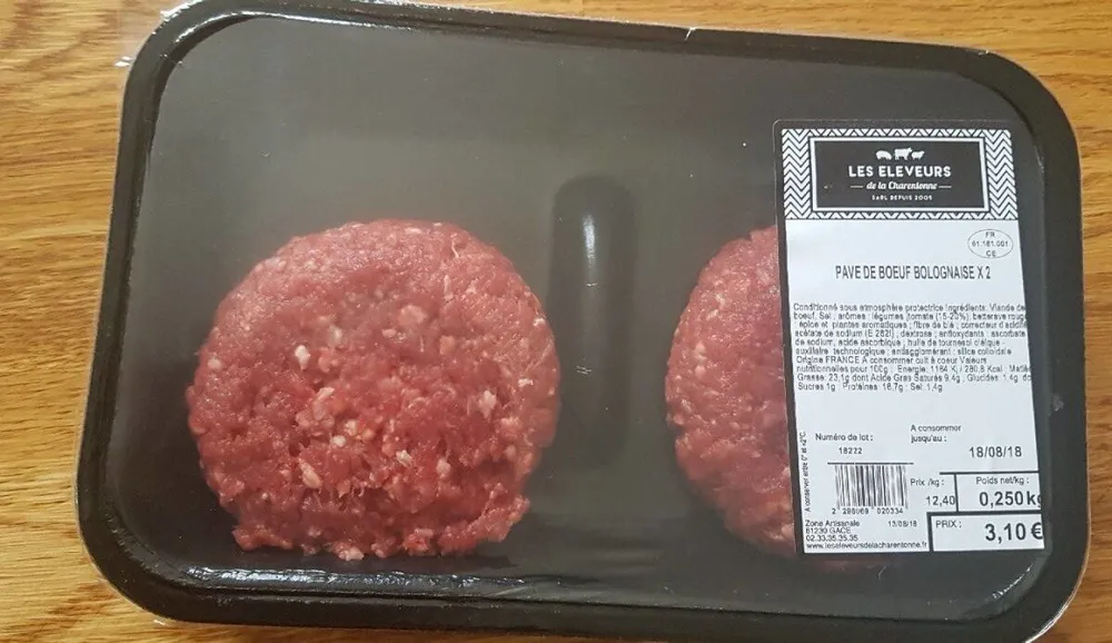 Pave de boeuf bolognaise x2