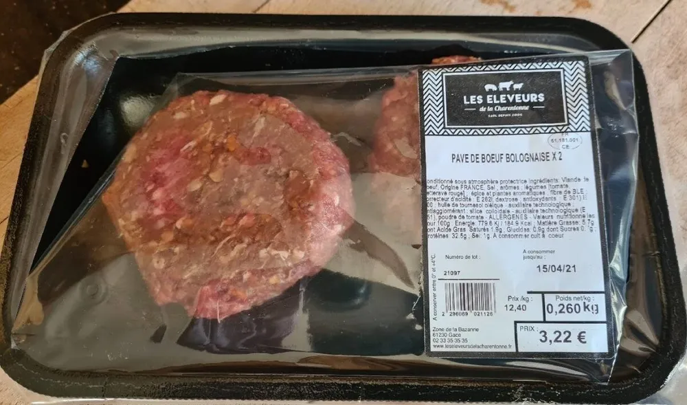 Pavé de bœuf bolognaise