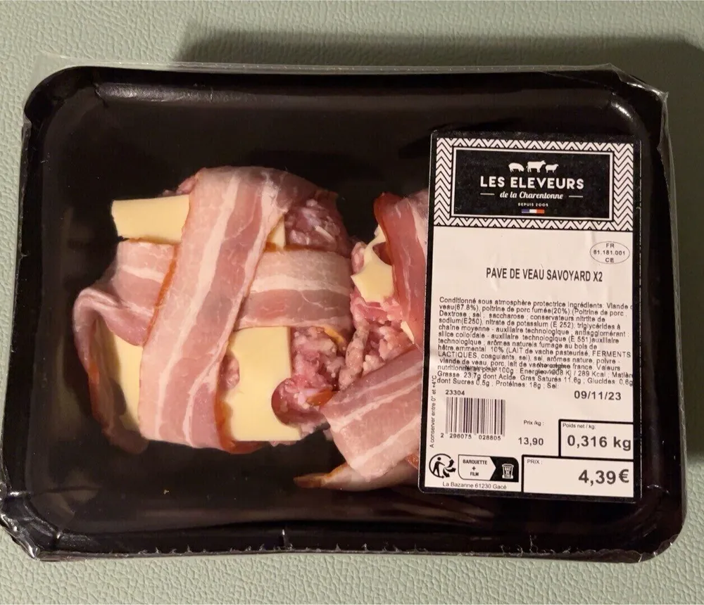 Pave de veau savoyard