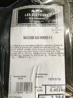 Saucisse aux herbes