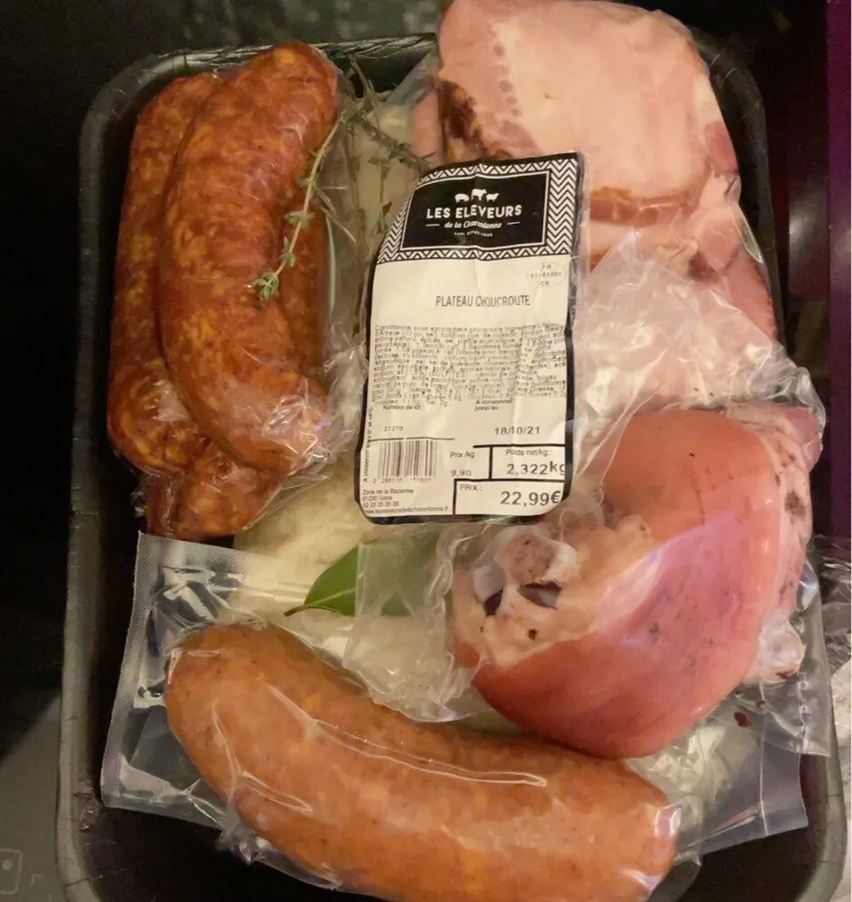 Plateau choucroute
