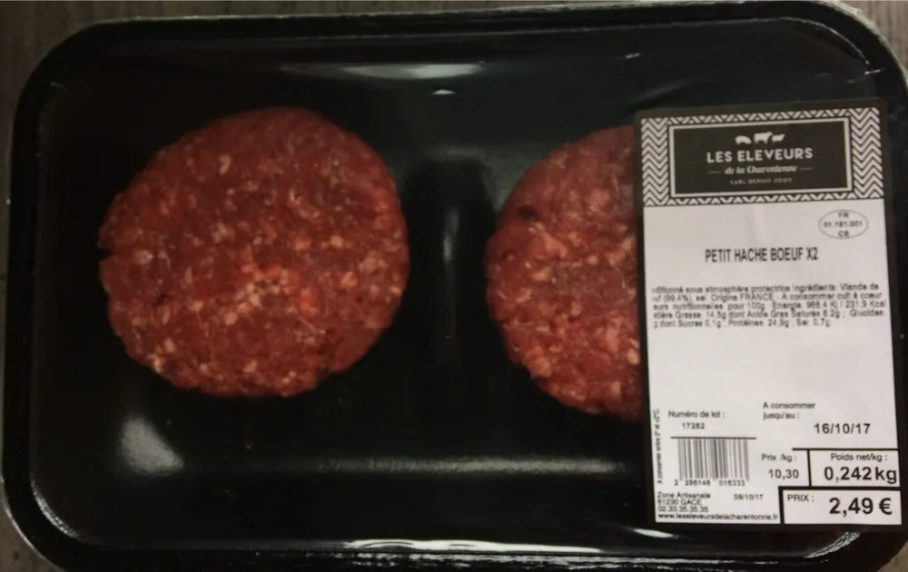 Petit haché bœuf x2